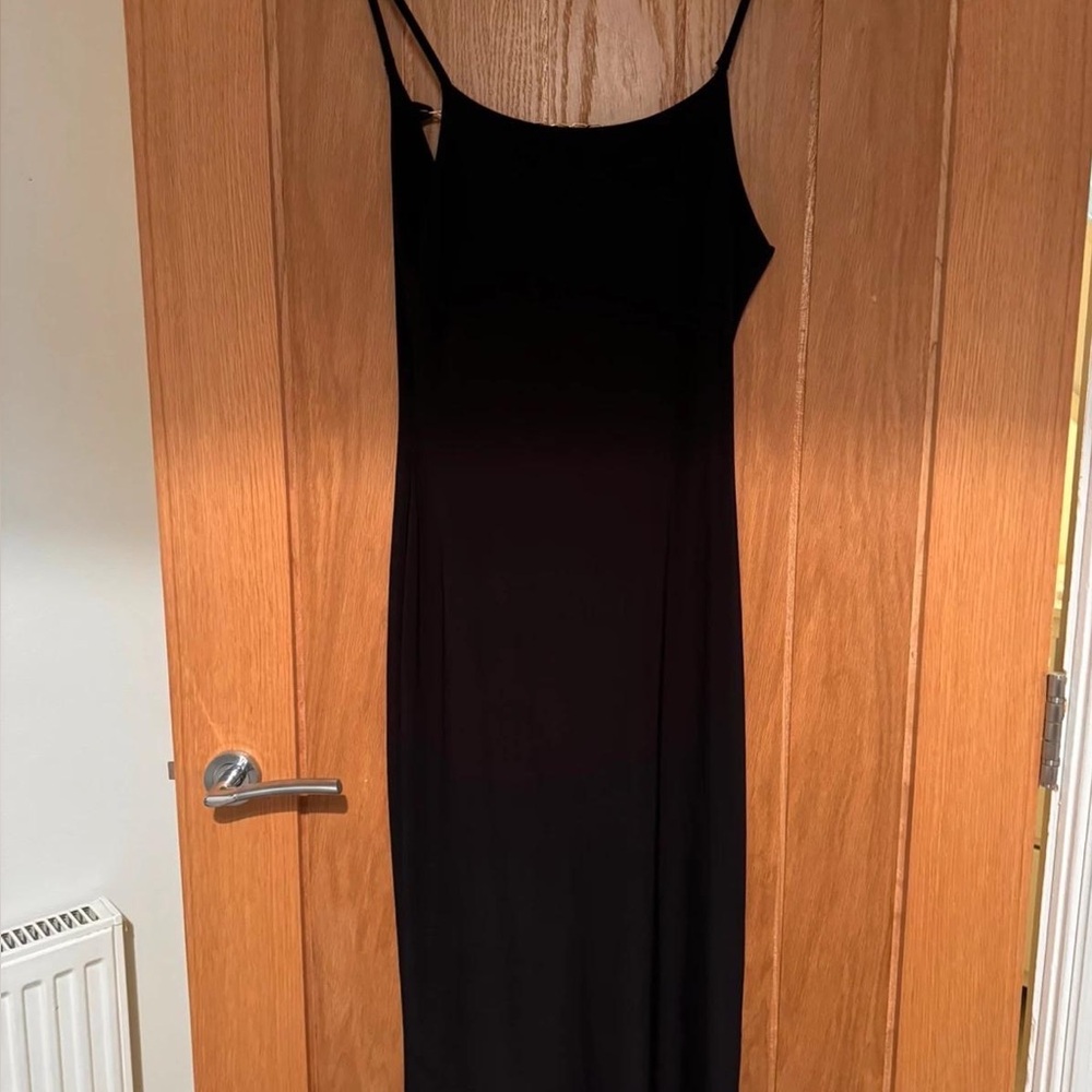 Red Spaghetti Strap Slip Dress for a Night Out